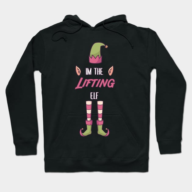 Im the Lifting Elf Family Matching Christmas Gift Hoodie by MGO Design